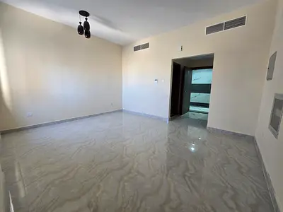 Apartment for annual rent in Ajman, studio apartment, first occupancy, Al Jurf 3 area, near the Chinese Market and Tribal Center