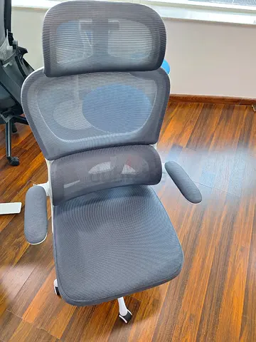 Office mesh chair with headrest