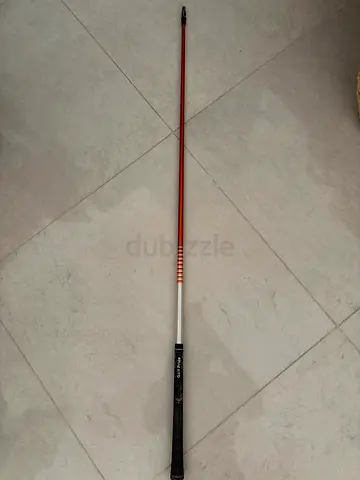 Used DL6x Golf Driver Shaft - Stiff Flex, Orange Finish