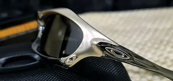 Oakley Splice Metal Frame Smoke Black w/ Black Iridium Polarized Lens