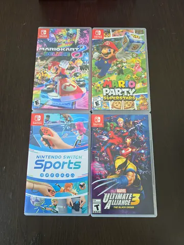 Collection of Nintendo Switch Games