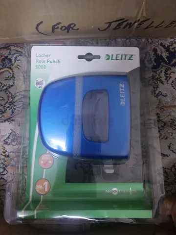Leitz 2-Hole Paper Punch (Blue) - New in Packaging