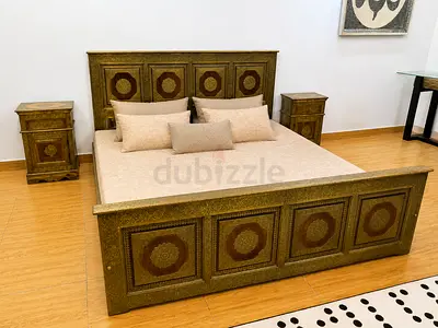 Marina Home Antique Solid Wood BedSet
