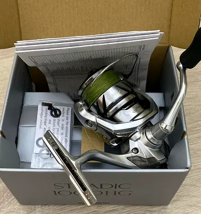 Fishing Reel (Stradic 1000HG+Flurocarbon 100mtr (10lb test)+Fishing Rod+PE 0.6Line new condition