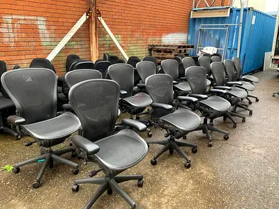 For sale used Herman Miller Aeron chair Size B