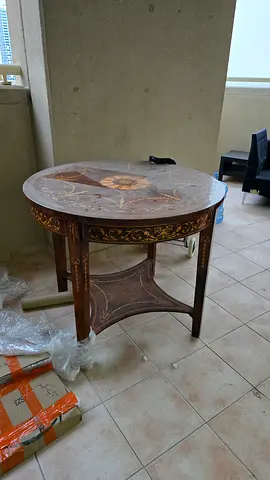 FREE . king bed and mattress and 2 table