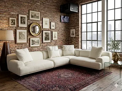 The loom collection Amelia corner sofa