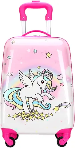 17 Inch Unicorn Kids Luggage