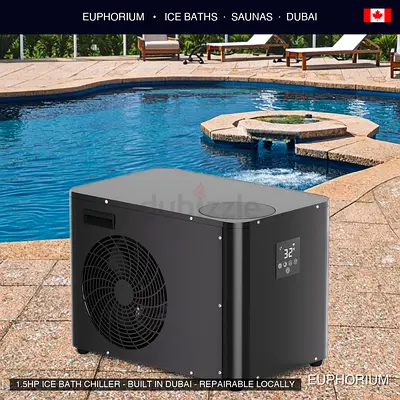 1.5HP Ice Bath Chiller Dubai — Icegalax CE WiFi Smart