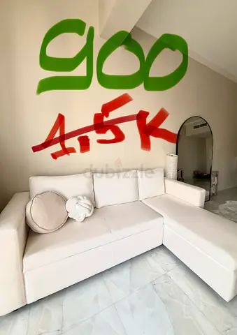 🚨 MOVING SALE - L-shaped sofa bed with storage 🚨