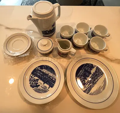 Antique tea service
