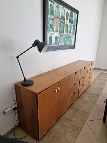 Long wooden sideboard / buffet cabinet - good condition
