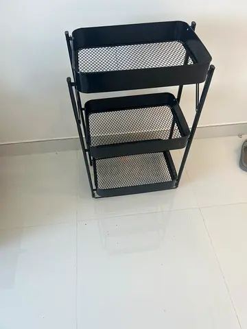Three tier storage trolley