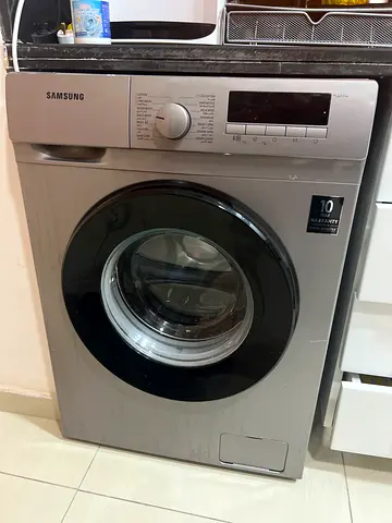 Samsung Front Load Washing Machine - 7kg, Silver, Good Condition