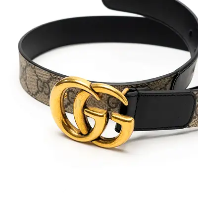 Gucci Double G Marmont GG Supreme Belt