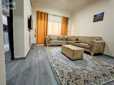 شقة للايجار بعجمان غرفة وصالة مفروشة بالحميدية قرب كنز مول فرش نظيف موقع مميز وسهل الوصول لدبي والشارقة