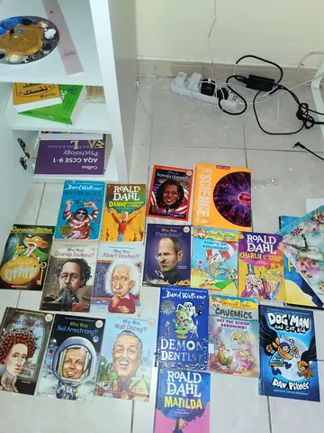 Collection of children’s story and activity books (Roald Dahl, Dog Man, science  more) - used