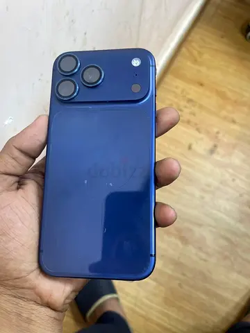 Used blue iPhone with triple camera - good working condition