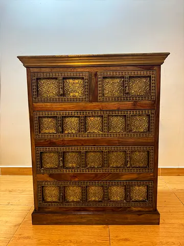 Marina Home Solid Wood Antique Chest Of Drawers