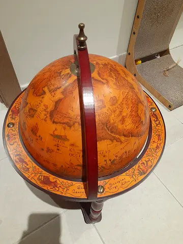 Vintage Style Decorative World Globe