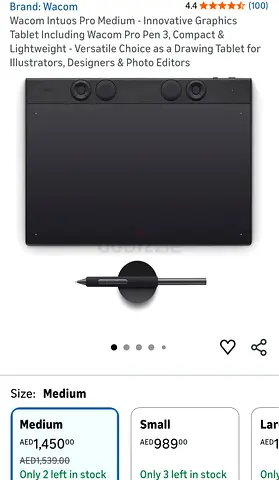 Wacom Intuos Pro Medium with Wacom Pro Pen 3