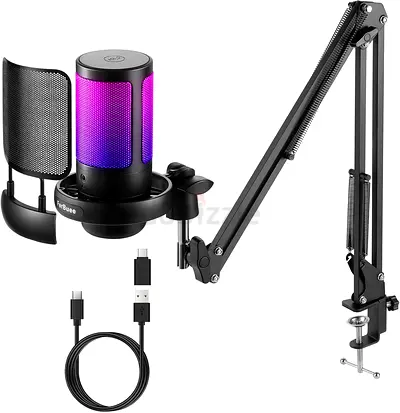 USB condenser microphone, broadcast-quality sound
