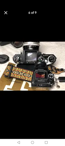 Vintage Nikon F2 Photomic SLR Camera with Lenses and Accessories (Used)