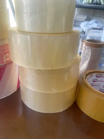 Bulk clear packing tape rolls - new, strong adhesive (multiple rolls) 6 pack