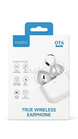 Oteeto OT6 True Wireless Earbuds with Charging Case