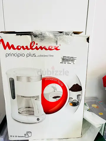 First come first serve - Moulinex Principio Plus Filter Coffee Maker - White (Used, Boxed)