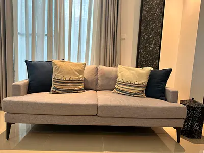 2 west elm Andes sofas