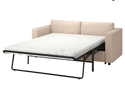 2-seat sofa-bed, Gunnared beige, from IKEA