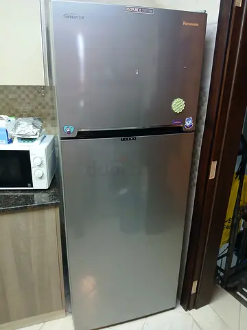 Panasonic two door fridge freezer inverter technology latest model 70cm width 180cm highet