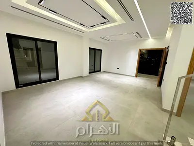 A luxurious villa with a modern design and super deluxe finishing, located in the Al Zahiyah area i