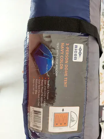 Manual 3 person tent