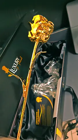 24k Gold-Plated Eternal Rose — Luxury Gift in Presentation Box