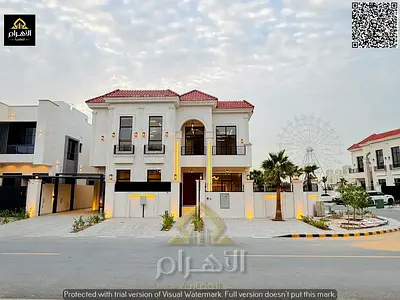 قريب من دبي| تملك فيلا فاخرة بالياسمين عجمان | 5 غرف ماستر 4500قدم |لقطة بسعر تنافسي