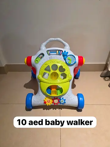 Multi-activity Baby Walker with Shape Sorter - Good Condition