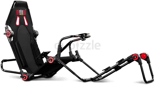Foldable Racing Gaming Cockpit Seat Compatible with Wheel and Pedals