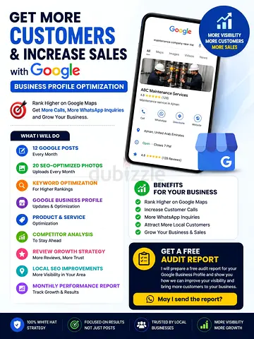 Google Maps Ranking  Lead Generation UAE