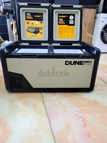 DUNE 4WD 75L Dual Zone Freezer Portable Camping Car Fridge