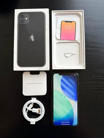 iPhone 11 64GB Black with Original Box  Charger - Good Condition