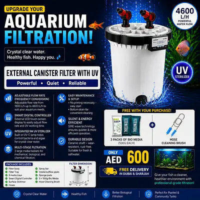 SUNSUN HW 5000 EXTERNAL CANISTER FILTER