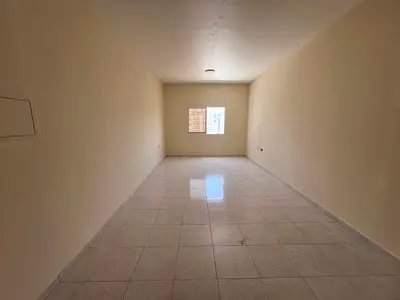Studio apartment next to Al Safir Mall, built-in wardrobes, semi-separate kitchen, large area and e