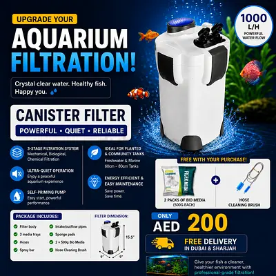 SUNSUN HW302 EXTERNAL CANISTER FILTER