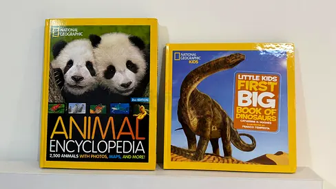 National Geographic Kids Books Animal Encyclopedia and First Big Book of Dinosaurs