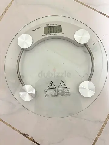Glass Digital Bathroom Scale - Working Condition