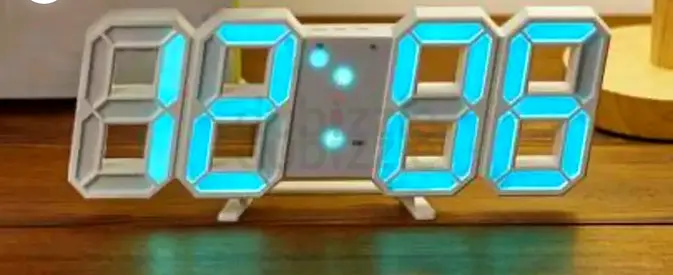 Modern 3D Digital LED Wall and Table Clock