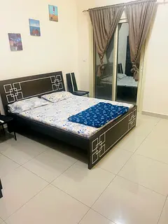 Fully Furnished Master Bedroom with Balcony Available immediately near Al Zahia City centre