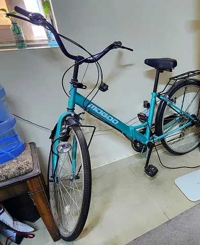 Used turquoise city/commuter bicycle - good condition
